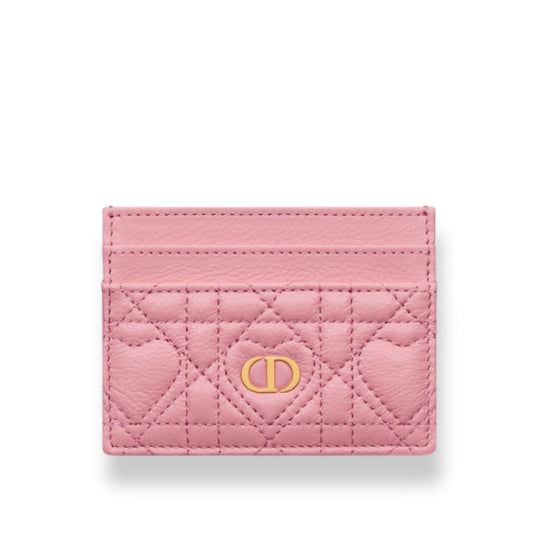 DIOR PINK CARO 5 SLOTS WALLET