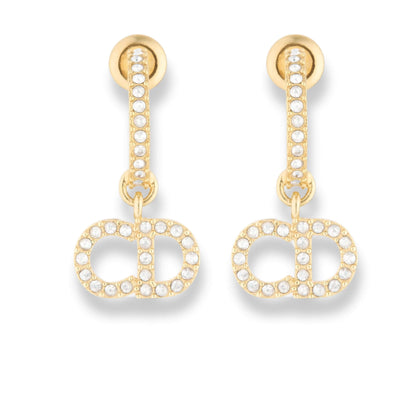 DIOR CLAIR D LUNE HOOP EARRINGS