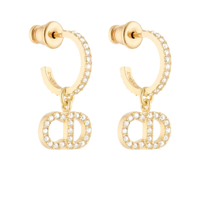 DIOR CLAIR D LUNE HOOP EARRINGS