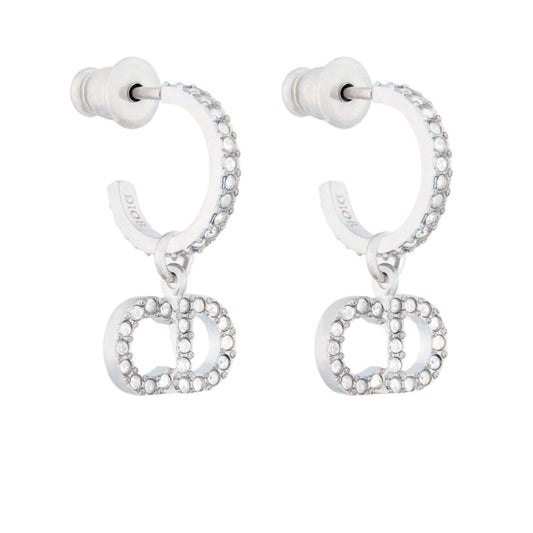 DIOR CLAIR D LUNE HOOP EARRINGS