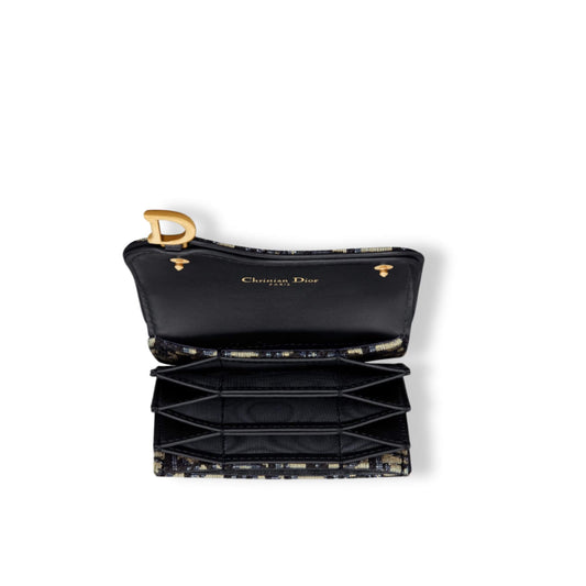 Cartera con solapa y cinco ranuras DIOR SADDLE