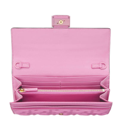 Fendi PINK CONTINENTAL BAGUETTE WALLET ON CHAIN