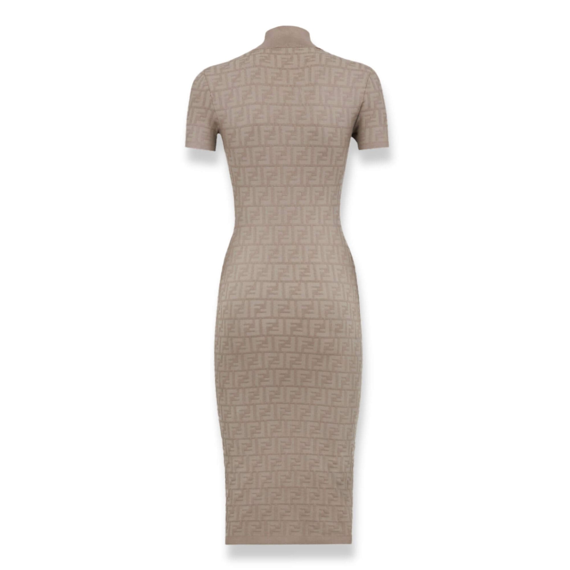FENDI DOVE GREY FF VISCOSE DRESS – EYE LUXURY CONCIERGE FENDI DOVE GREY FF VISCOSE DRESS – EYE LUXURY CONCIERGE