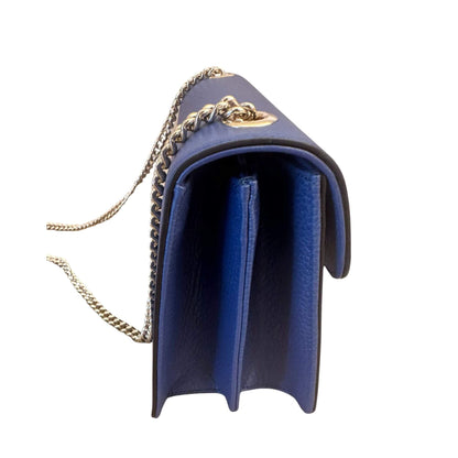GUCCI BLUE INTERLOCKING G SHOULDER BAG