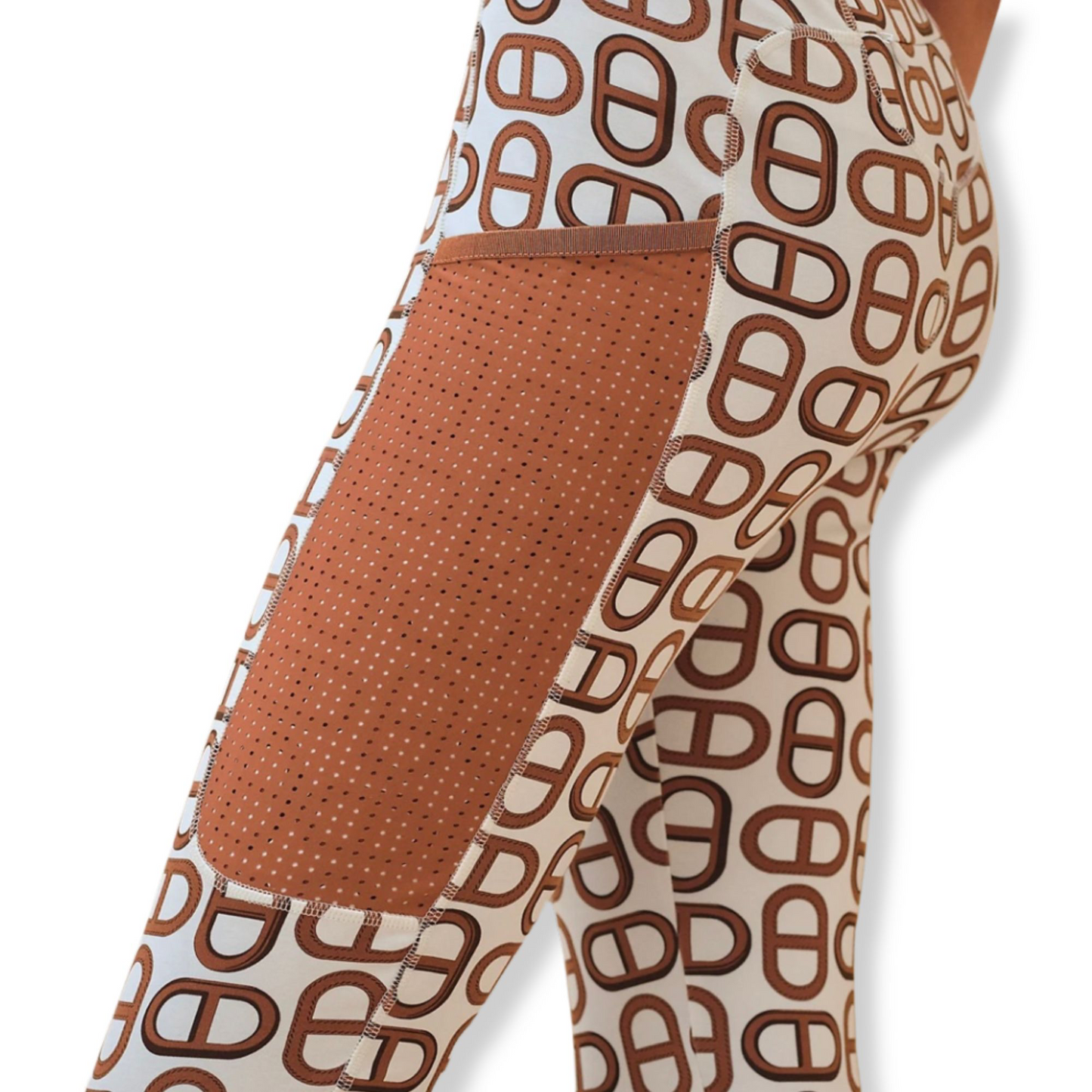 HERMÈS "CHAINE D'ANCRE" LEGGINS