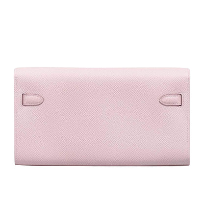 HERMÈS KELLY TO GO MAUVE PÂLE EPSOM LEATHER BAG