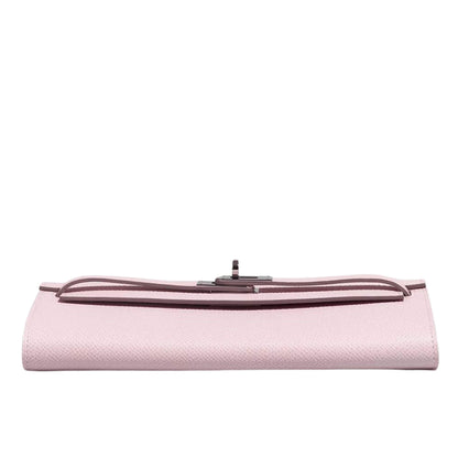HERMÈS KELLY TO GO MAUVE PÂLE EPSOM LEATHER BAG