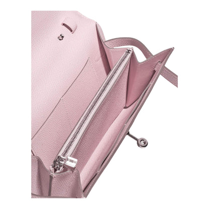 HERMÈS KELLY TO GO MAUVE PÂLE EPSOM LEATHER BAG