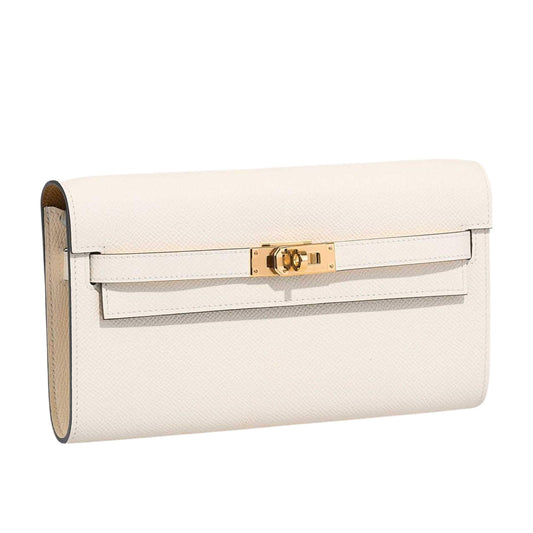 HERMÈS KELLY TO GO NATA & SÉSAME EPSOM LEATHER BAG