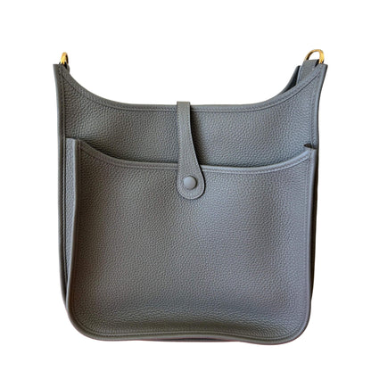 HERMÈS EVELYNE 29 GREY MEYER CLEMENCE BAG