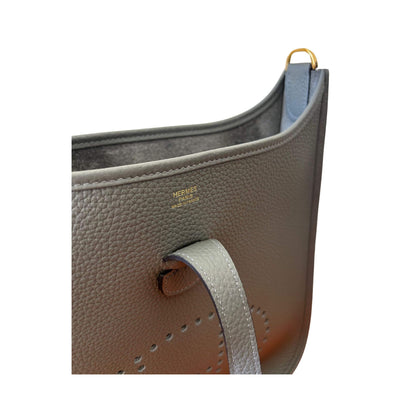 HERMÈS EVELYNE 29 GREY MEYER CLEMENCE BAG