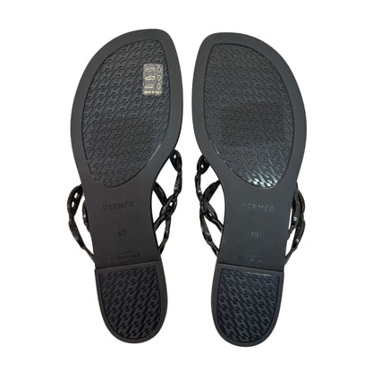 Sandalias Hermes Black Island