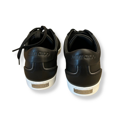 JIMMY CHOO BLACK GLITTER SNEAKERS