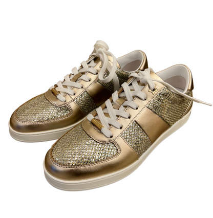 ZAPATILLAS DEPORTIVAS CON BRILLO CHAMPÁN DE JIMMY CHOO