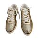 JIMMY CHOO CHAMPAGNE GLITTER TRAINERS