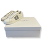 JIMMY CHOO SNEAKERS WHITE AND SILVER