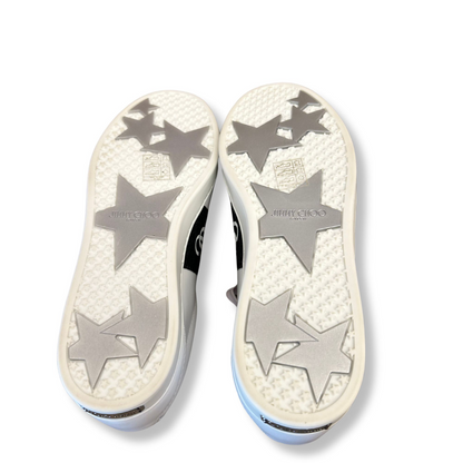 JIMMY CHOO WHITE AND BLACK SNEAKERS