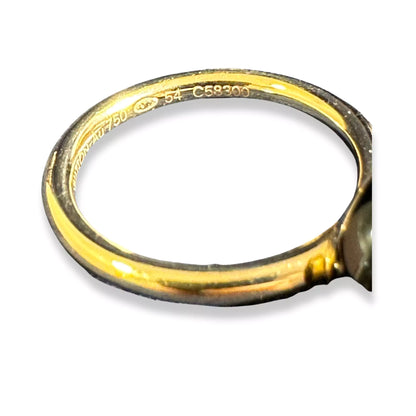 ANILLO LV FLOR DE COLOR NEGRO