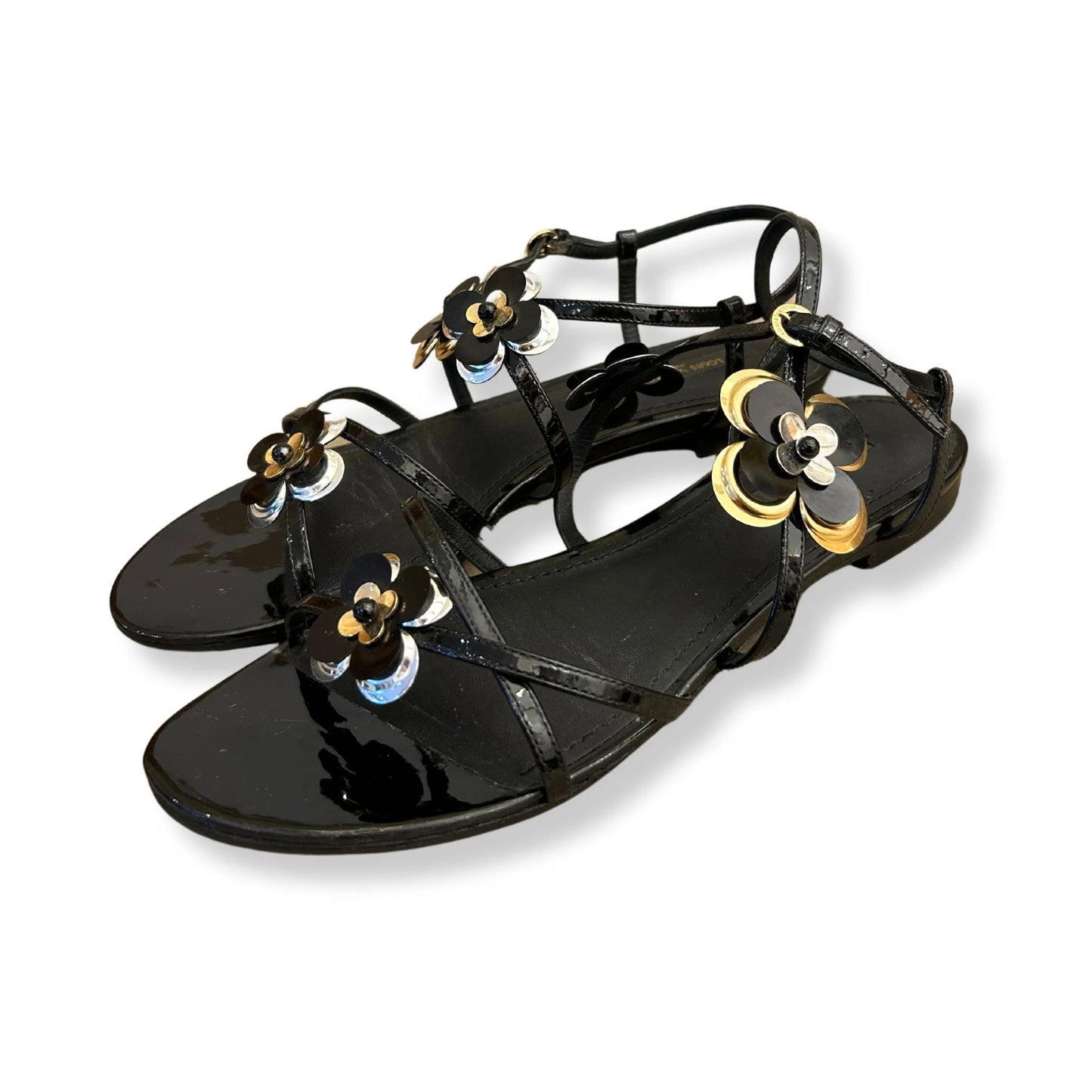 LOUIS VUITTON FLOWER STRAP SANDALS