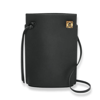 LOEWE BLACK DICE POCKET CLASSIC CALFSKIN BAG