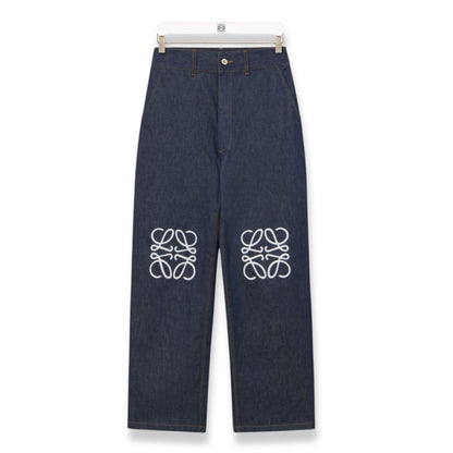 LOEWE DENIM LOOSE ANAGRAM JEANS
