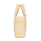 LOEWE NATURAL MINI FONT TOTE IN RAFFIA BAG