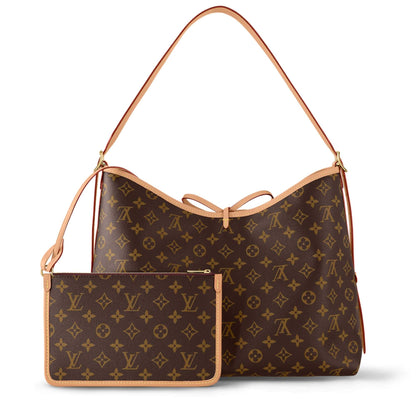 LOUIS VUITTON MONOGRAM CARRYALL MM TOTE BAG