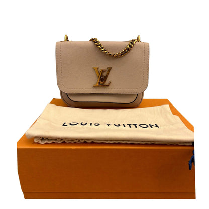 LOUIS VUITTON BABY PINK LV CHAIN BAG