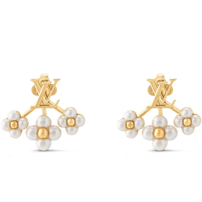 LOUIS VUITTON LV FLORAGRAM EARRINGS