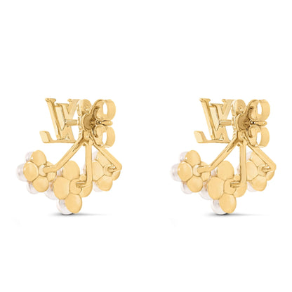 LOUIS VUITTON LV FLORAGRAM EARRINGS