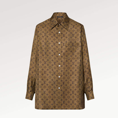 LOUIS VUITTON MONGRAM PRINTED PAJAMA SHIRT