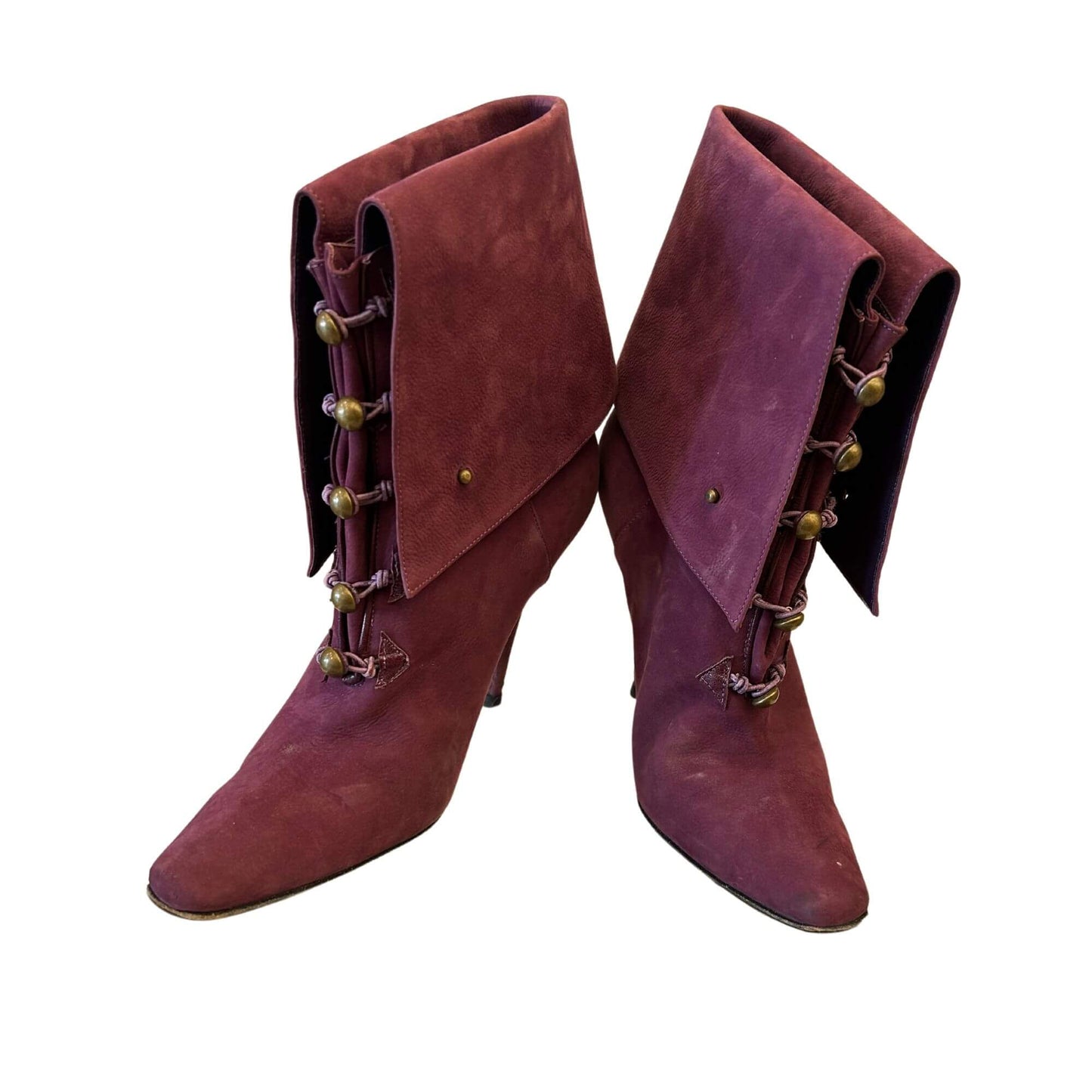 MANOLO BLAHNIK FUCHSIA BOOTS