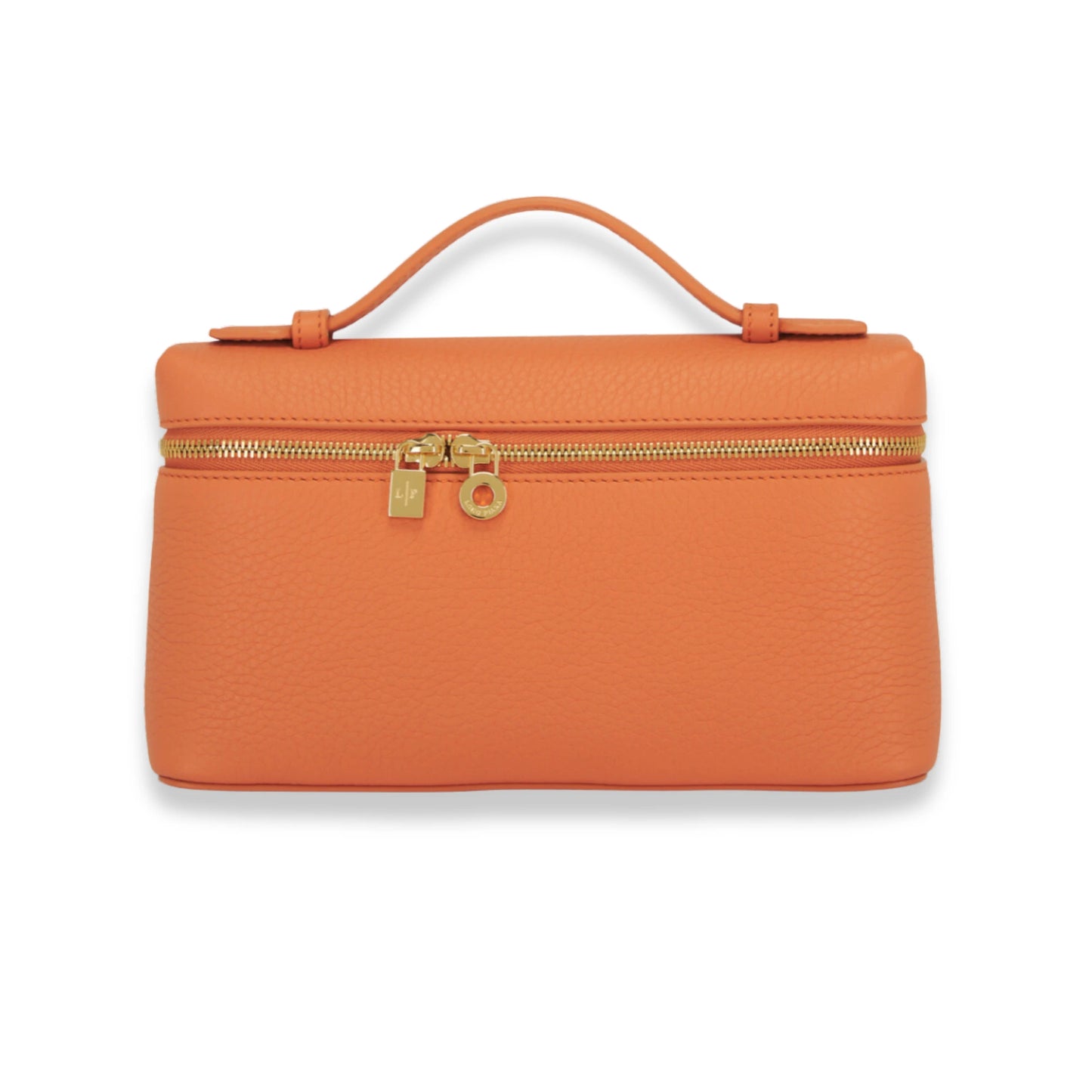 LORO PIANA CINNAMON ORANGE EXTRA POCKET POUCH