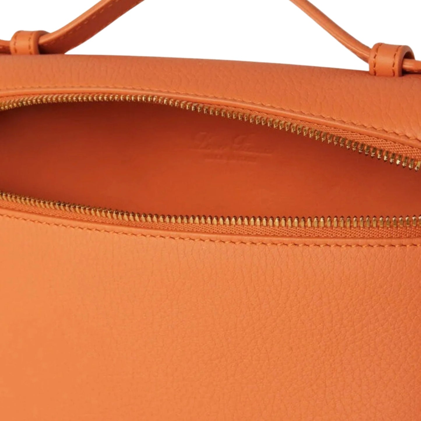 Loro Piana BOLSA EXTRA DE BOLSILLO PIANA CANELA NARANJA