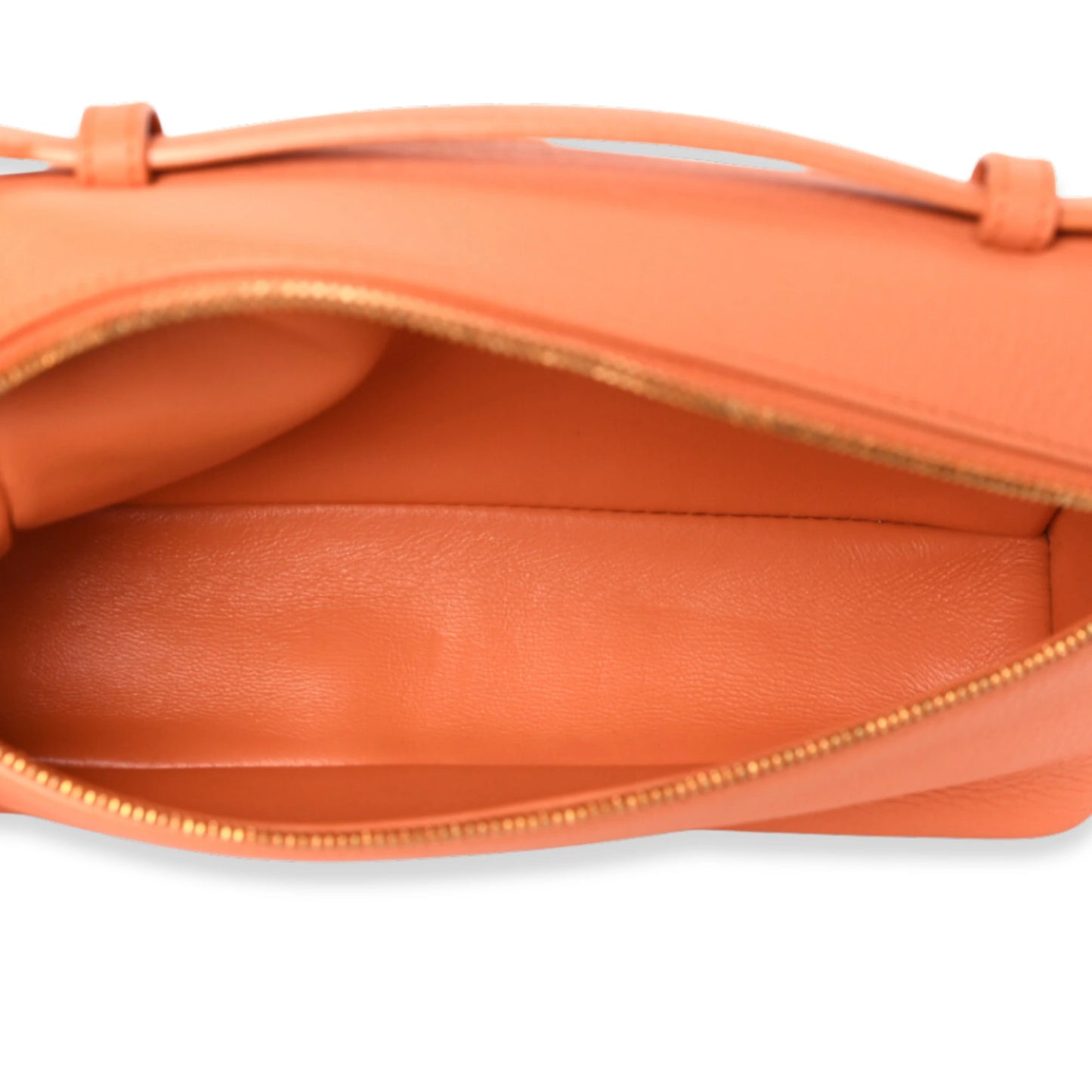 LORO PIANA CINNAMON ORANGE EXTRA POCKET POUCH