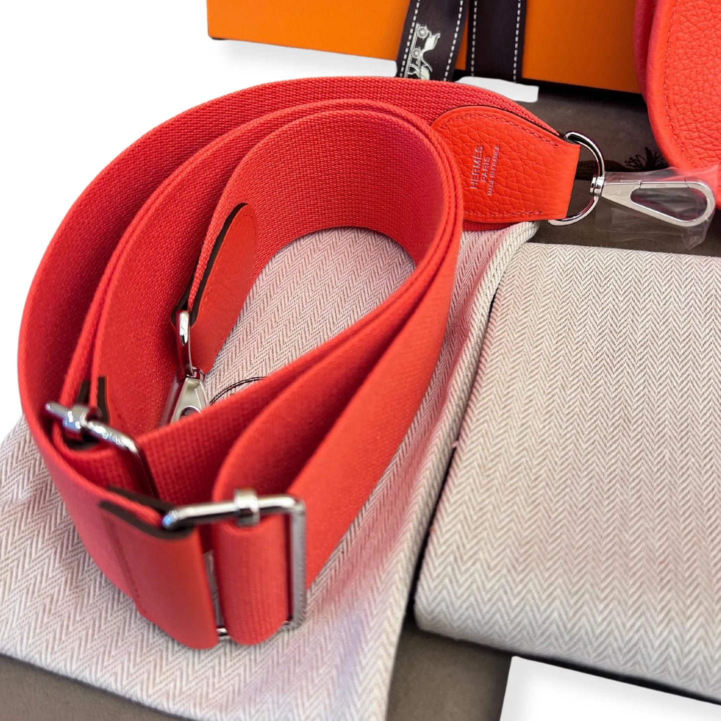 HERMÈS EVELYNE III 29 ORANGE FIELD