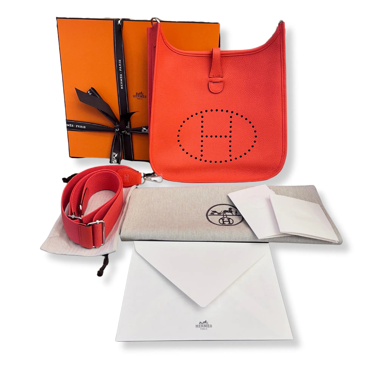 HERMÈS EVELYNE III 29 ORANGE FIELD