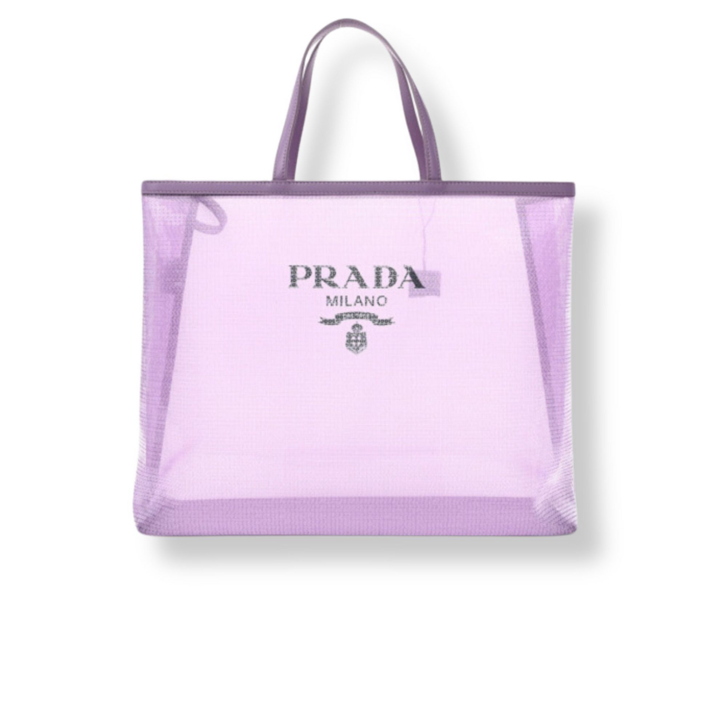 PRADA PURPLE BAG SEQUINS LOGO