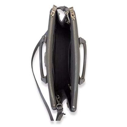 BOLSO GALLERIA DE PIEL GRIS DE Prada
