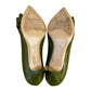 VALENTINO GREEN BOW POINTED STILETTO