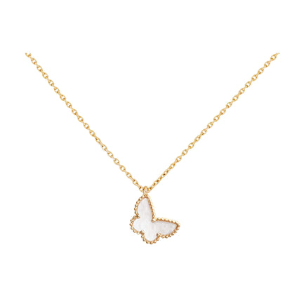 VAN CLEEF & ARPELS GOLD SWEET BUTTERFLIES NECKLACE
