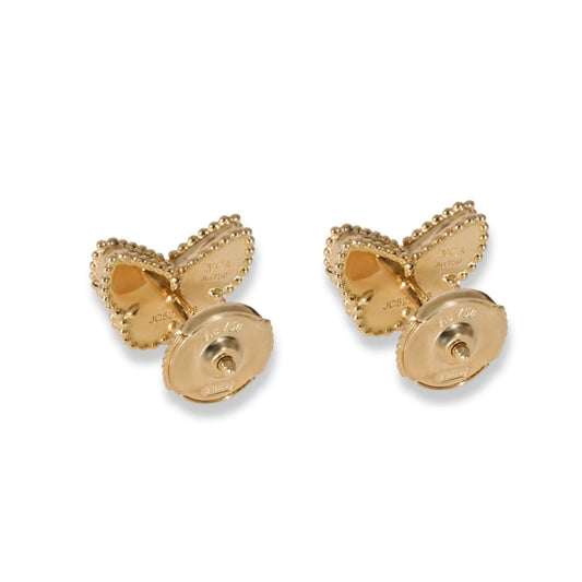 VAN CLEEF & ARPELS SWEET ALHAMBRA BUTTERFLY EARSTUDS