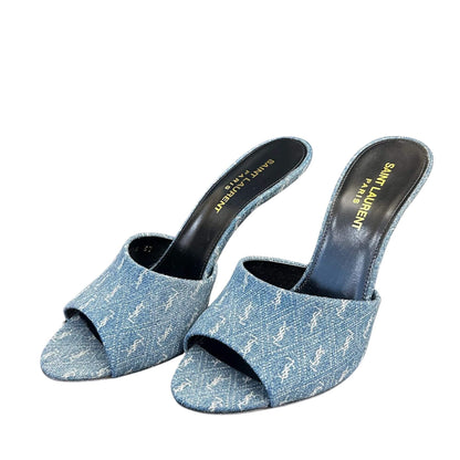 Yves Saint Laurent MULES LA 16 CON ZAPATOS DENIM CASSANDRE