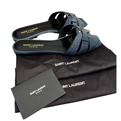 Sandalias vaqueras sin cordones de Yves Saint Laurent