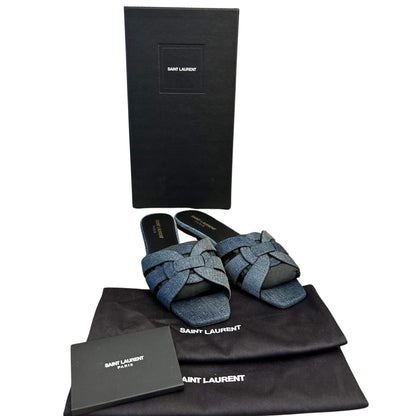 Sandalias vaqueras sin cordones de Yves Saint Laurent