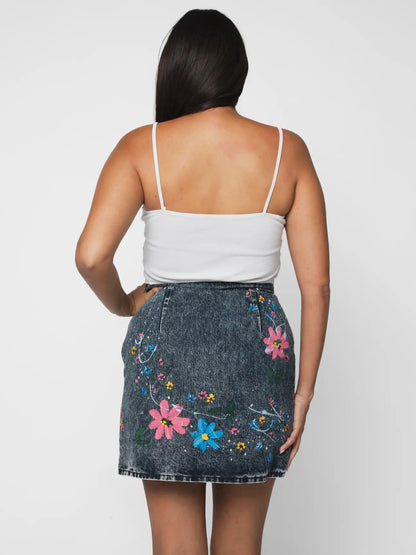 FALDA VAQUERA MIU MIU