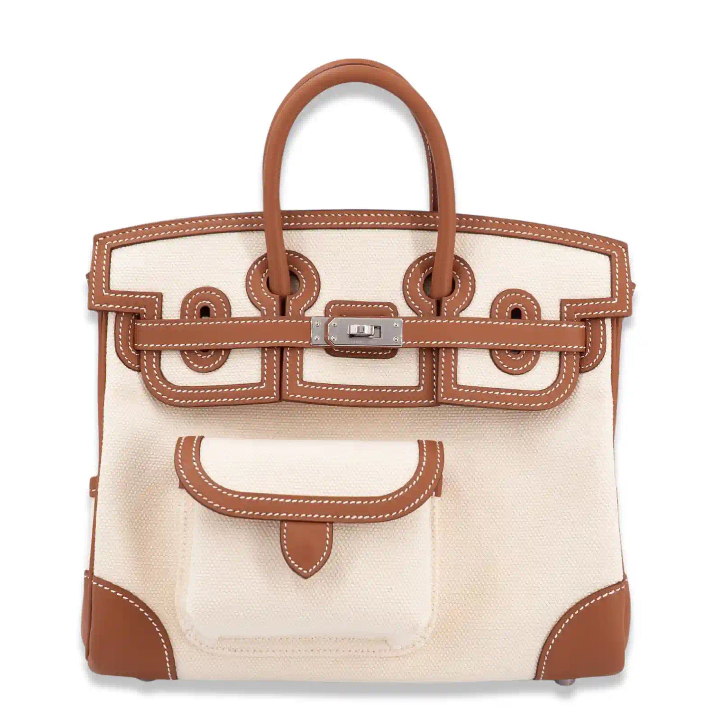 HERMÈS BIRKIN CARGO 25 GOLD SWIFT BAG