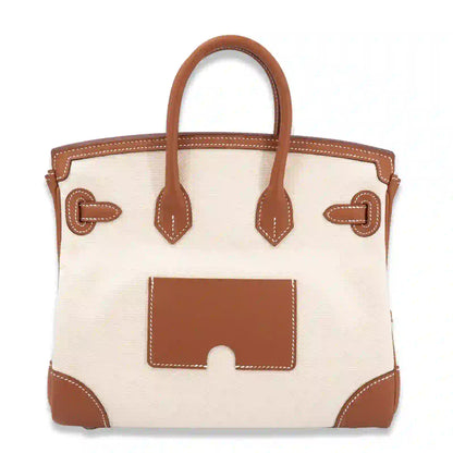 HERMÈS BIRKIN CARGO 25 GOLD SWIFT BAG