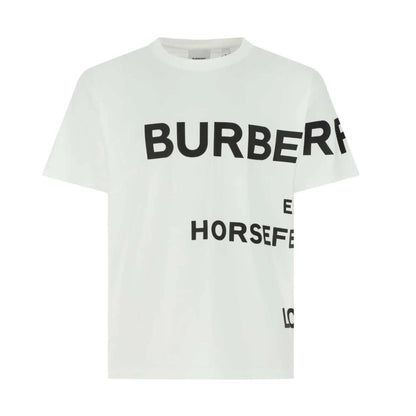 CAMISETA BLANCA CON LOGO DE BURBERRY