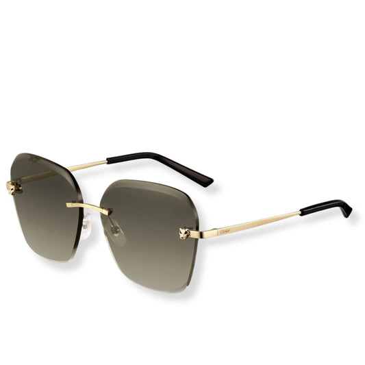 CARTIER PANTHÈRE BLACK SUNGLASSES